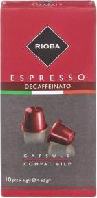 Кофе Rioba Espresso Decaffeinato