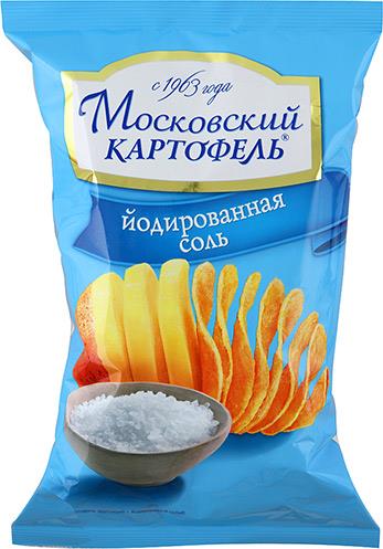 Чипсы Московский картофель йодированная соль картофельные