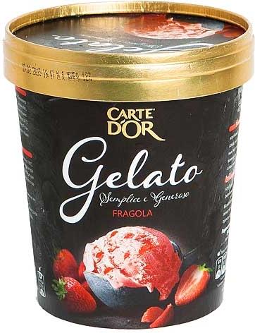 Мороженое Carte D'or Gelato клубника