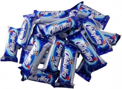 Конфеты Milky Way minis шоколадные батончики