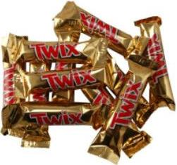 Конфеты Twix minis шоколадные батончики