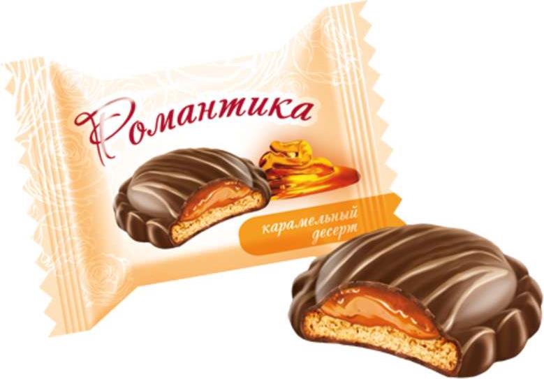 Конфеты Славянка Романтика карамельный десерт