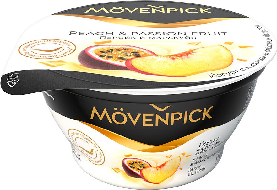 Йогурт Mӧvenpick персик и маракуйя