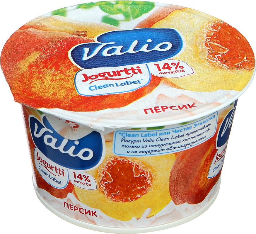 Йогурт Valio Персик 2