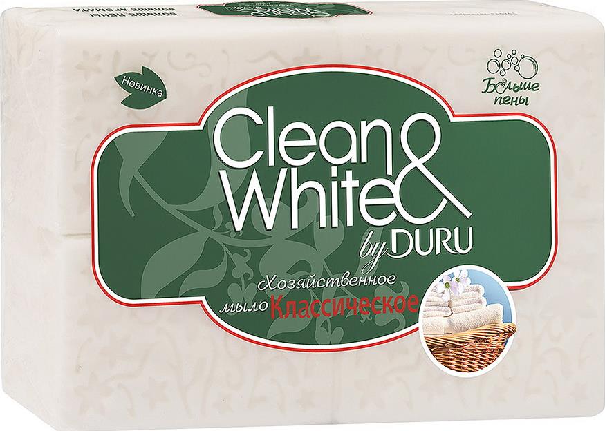 Мыло хозяйственное Duru Clean&White универсальное