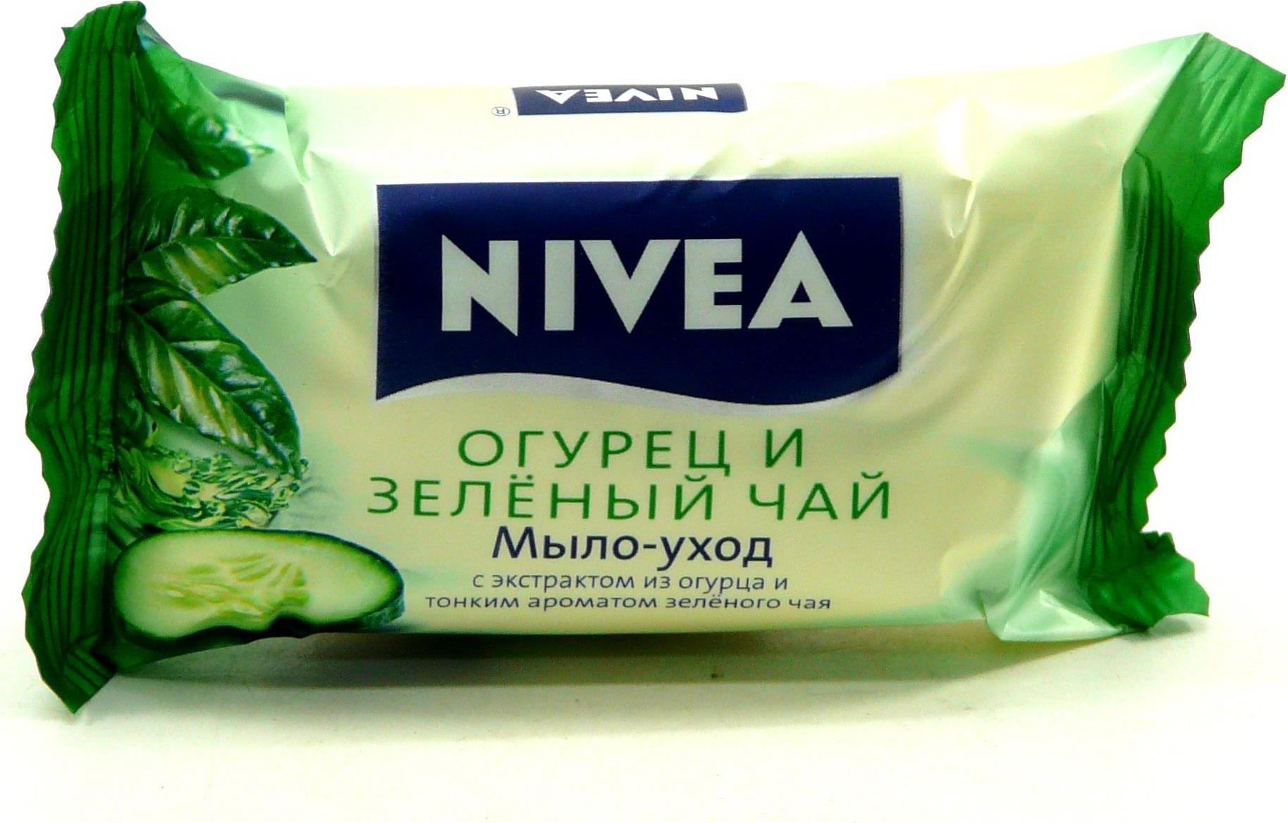 Мыло-уход Nivea Огурец и Зеленый чай