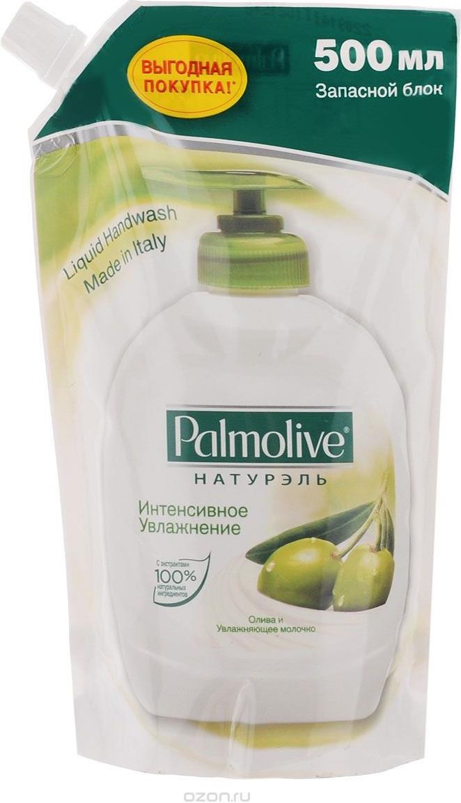 Жидкое мыло Palmolive Интенсивное yвлажнение Олива и yвлажняющее молочко запасной блок для диспенсера