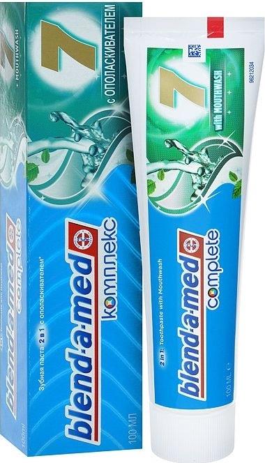 Зубная паста Blend-a-med Complete 2-в-1 с ополаскивателем