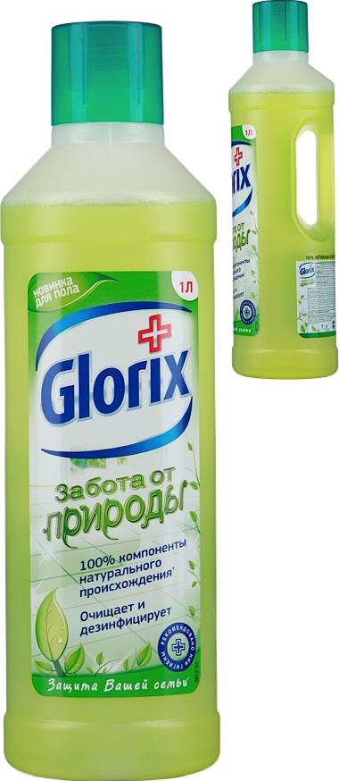 Средство  чистящее Glorix Цветущая яблоня и ландыш  для мытья полов