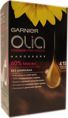 Крем-краска Garnier Olia морской шоколад 4.15