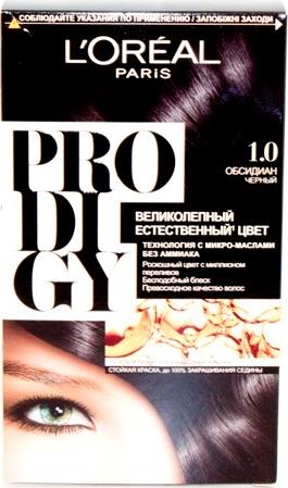 Краска для волос L'Oreal Prodigy обсидиан 1.0