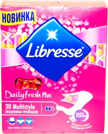 Прокладки Libresse Dail fresh plus multi