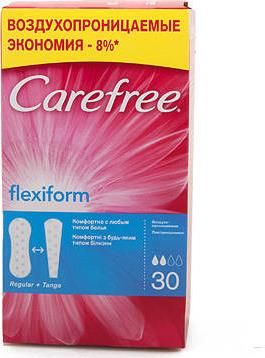 Салфетки Carefree Flexiform