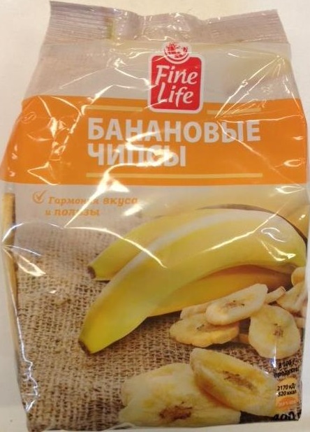 Чипсы Fine Life банановые