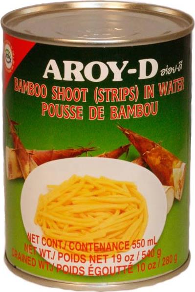 Ростки бамбука Aroy-D полоски