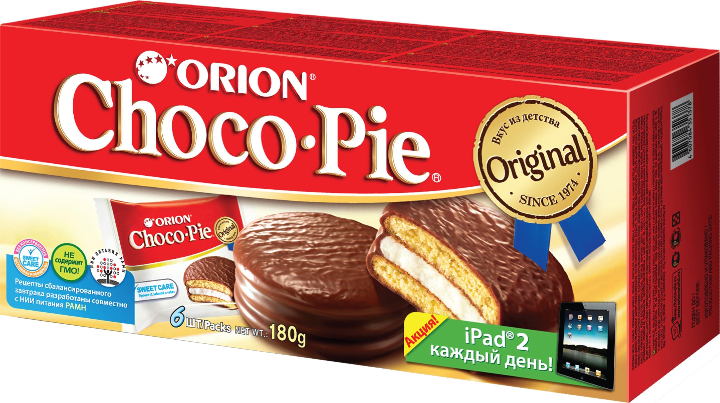 Пирожное Orion Choco Pie