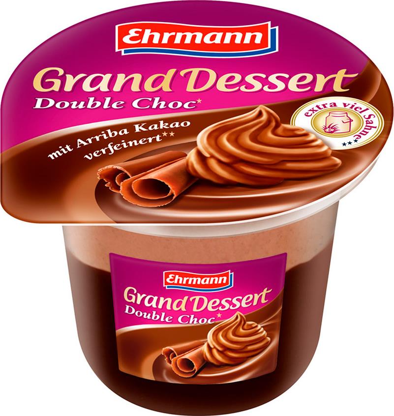 Пудинг Ehrmann Grand Dessert Double Choc