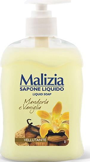 Жидкое мыло Malizia миндаль-ваниль