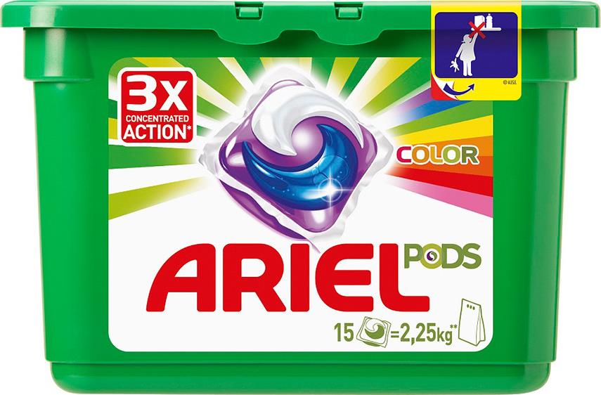 Гель в капсулах Ariel Pods 3в1 Color