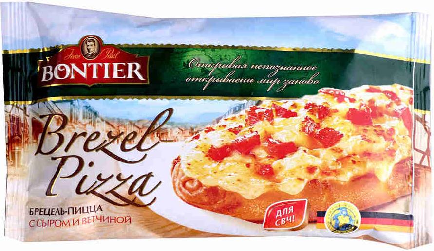 Брецель-пицца Bontier с сыром и ветчиной замороженная