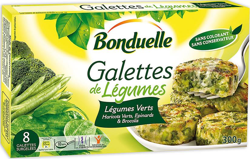 Галеты Bonduelle овощные Зеленый букет