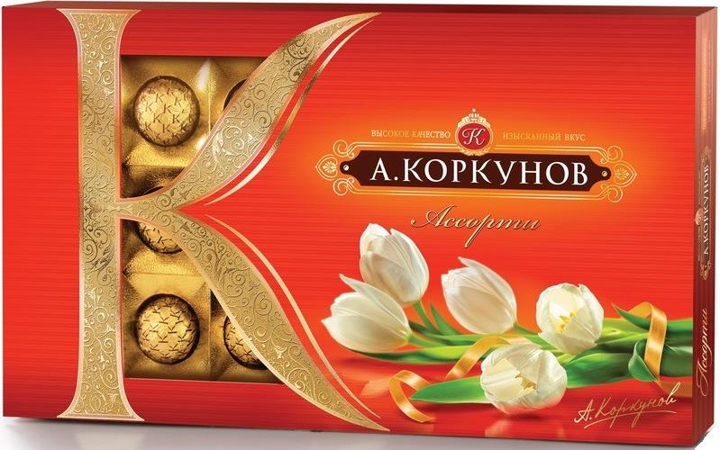 Ассорти Коркунов из темного и молочного шоколада