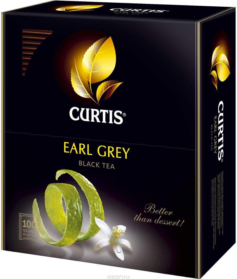 Чай Curtis Earl Grey черный в пакетиках 100х2г