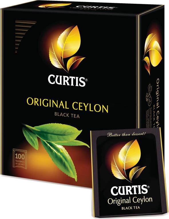 Чай Curtis Original Ceylon черный в пакетиках 100х2г