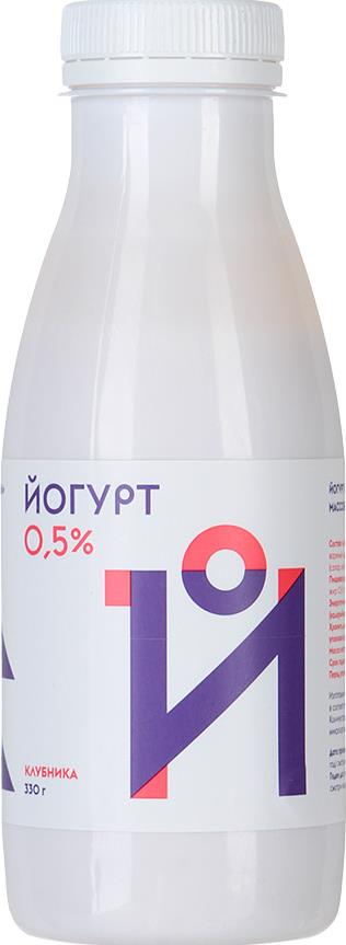 Йогурт питьевой Братья Чебурашкины клубника 0