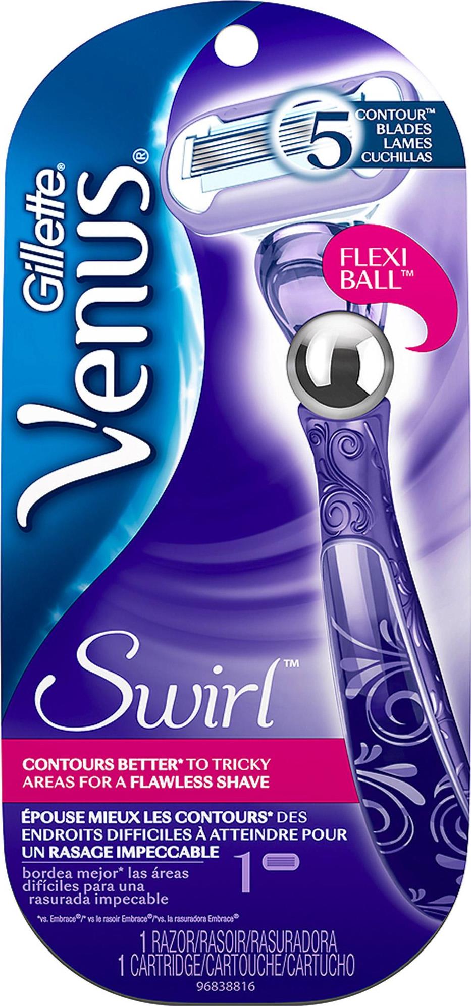 Бритва Gillette Venus Swirl для женщин с 1 сменной кассетой