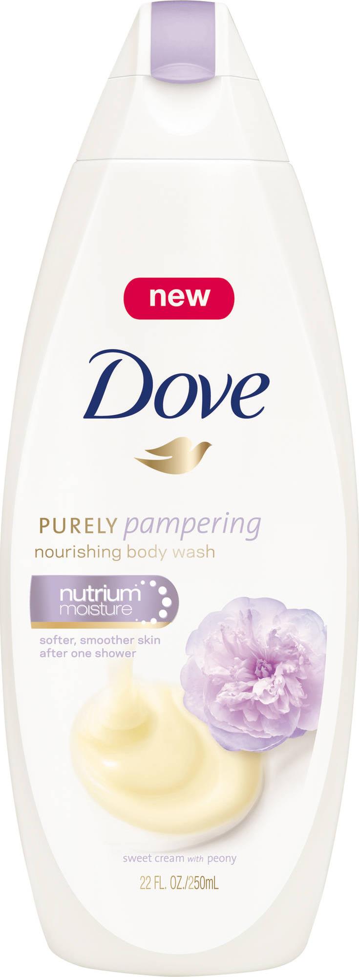Крем-гель Dove Purely Pampering Sweet Cream & Peony Body Wash сливочная ваниль и пион