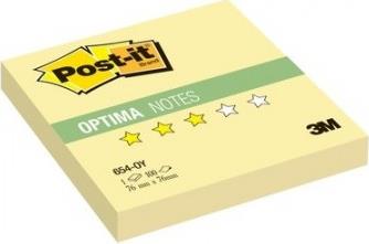 Стикеры Post-It Optima 76Х76 100 листов желтые