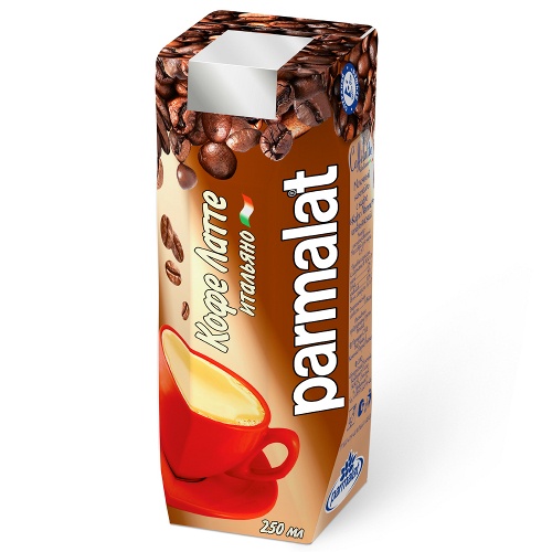 Коктейль молочный с кофе "Parmalat" (Пармалат) Кофе Латте 2