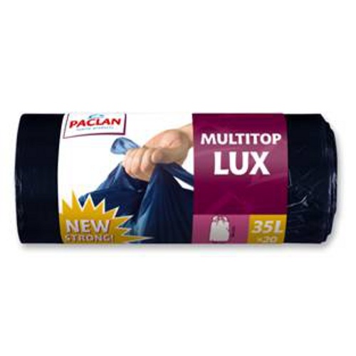 Мешки (пакеты) для мусора "Paclan" (Паклан) Multi-top LUX 35л 20шт