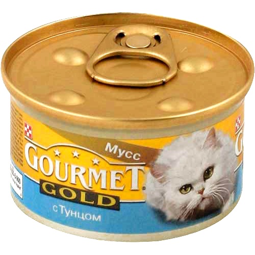 Корм для кошек Гурме Голд тунец 85г ж/б Франция