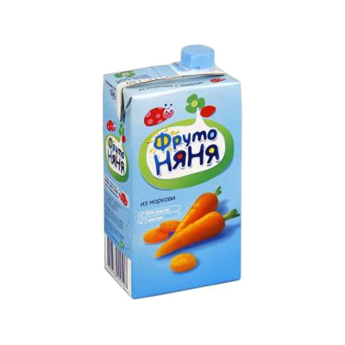 Нектар детский "ФрутоНяня" морковь с мякотью 0