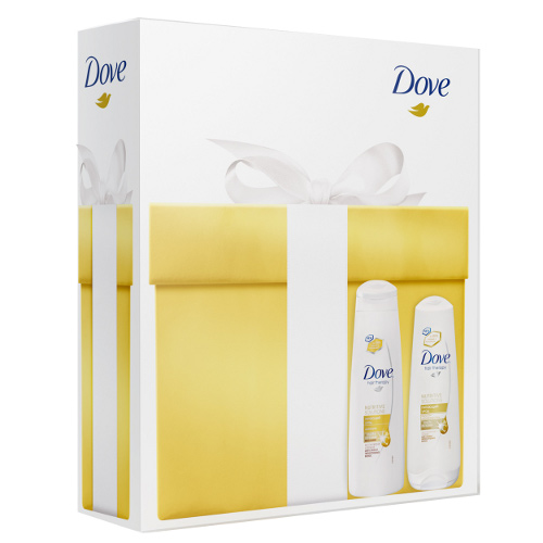 Подарочный набор "Dove" (Дав) Питающий уход (шампунь+бальзам для волос)