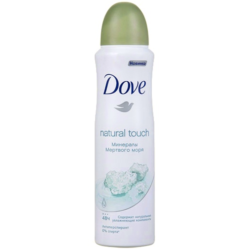 Дезодорант-антиперспирант "Dove" (Дав) Прикосновение природы минералами мертвого моря 150мл спрей