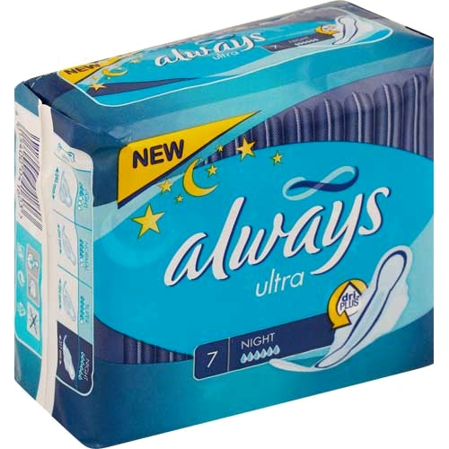 Прокладки "Always" (Олвейс) Ultra Night Single 7шт