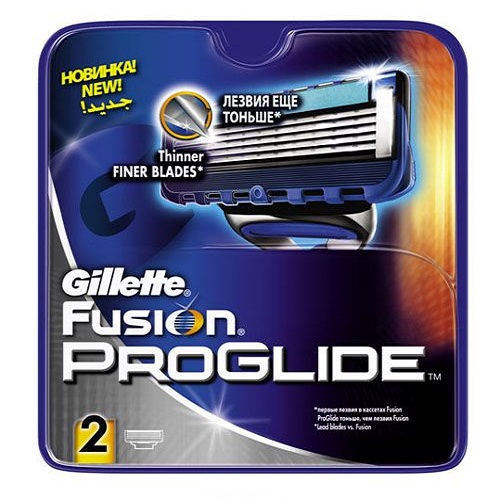 Сменные касеты для бритья Gillette Proglide 2шт