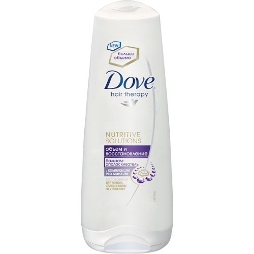 Бальзам-ополаскиватель для волос "Dove" (Дав) объем и восстановление Repair Therapy 200мл