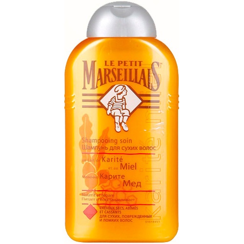 Шампунь "Le Petit Marseillais" (Ля Петит Марсель) молочко карите и мед для сухих волос 250мл