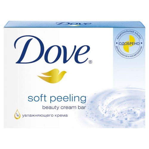Крем-мыло "Dove" (Дав) софт нежное отшелушивание 135г
