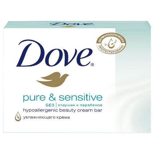 Крем-мыло "Dove" (Дав) гипоаллергенное для чувствительной кожи 135г