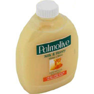 Мыло жидкое "Palmolive" (Палмолив) молоко и мед 300мл запасной блок
