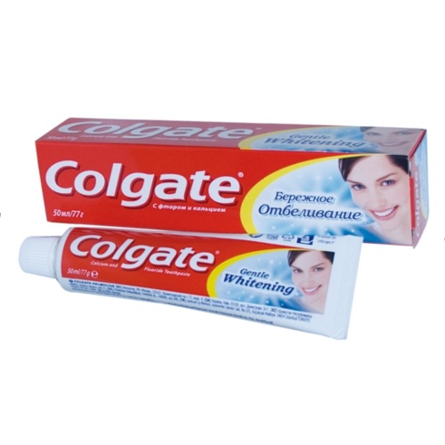 Зубная паста "Colgate" (Колгейт) бережное отбеливание 100мл