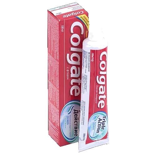 Зубная паста "Colgate" (Колгейт) Triple action тройное действие 100мл