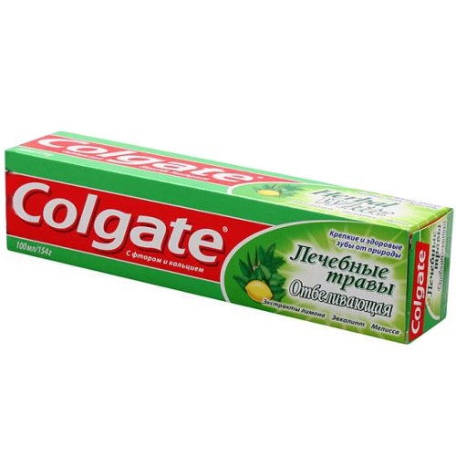 Зубная паста "Colgate" (Колгейт) лечебные травы отбеливающая 100г