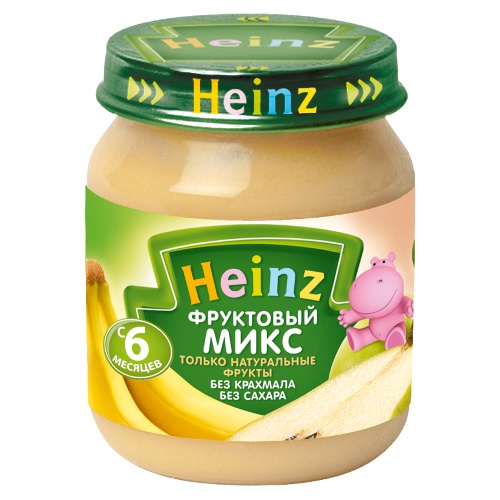 Пюре детское фруктовое "Heinz" (Хайнц) микс 120г
