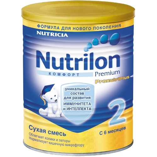 Детское питание "Nutrilon-2" (Нутрилон-2) Комфорт с 6 месяцев 400г сухая молочная смесь ж/б
